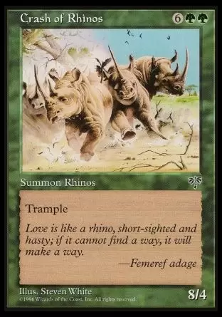 Mirage - Déferlante de rhinocéros