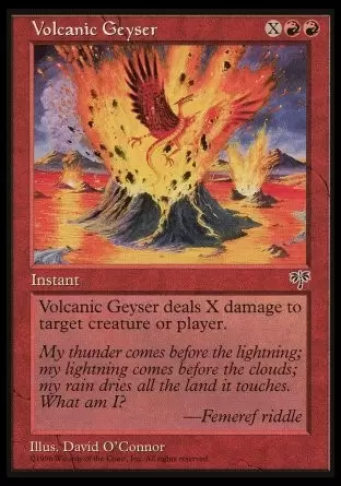 Mirage - Geyser volcanique