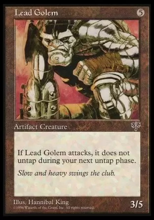 Mirage - Golem de plomb