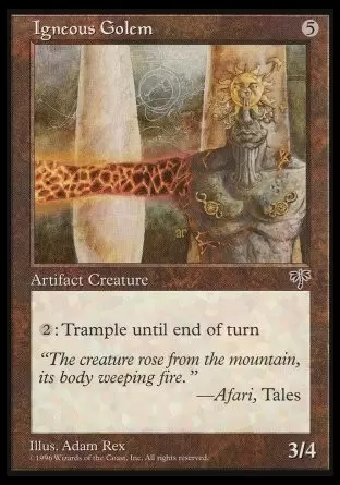 Mirage - Golem igné