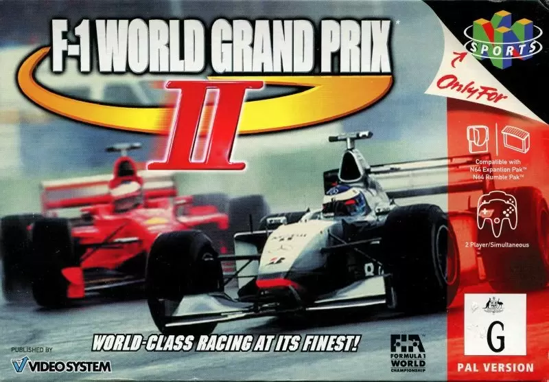 Nintendo 64 Games - Formula 1 World Gran Prix II