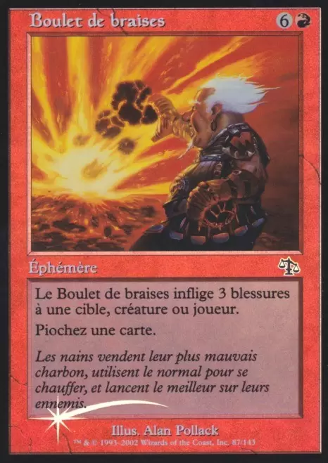 Jugement - Boulet de braises Foil