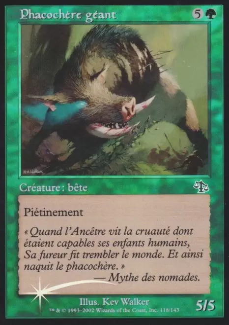 Jugement - Phacochère géant Foil