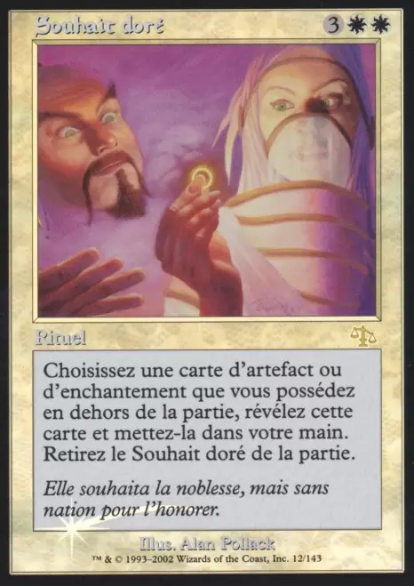Jugement - Souhait doré Foil