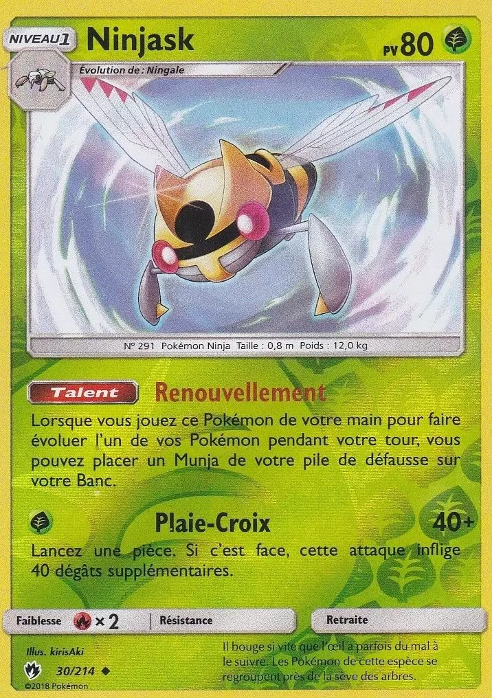 Tonnerre Perdu - Ninjask Reverse