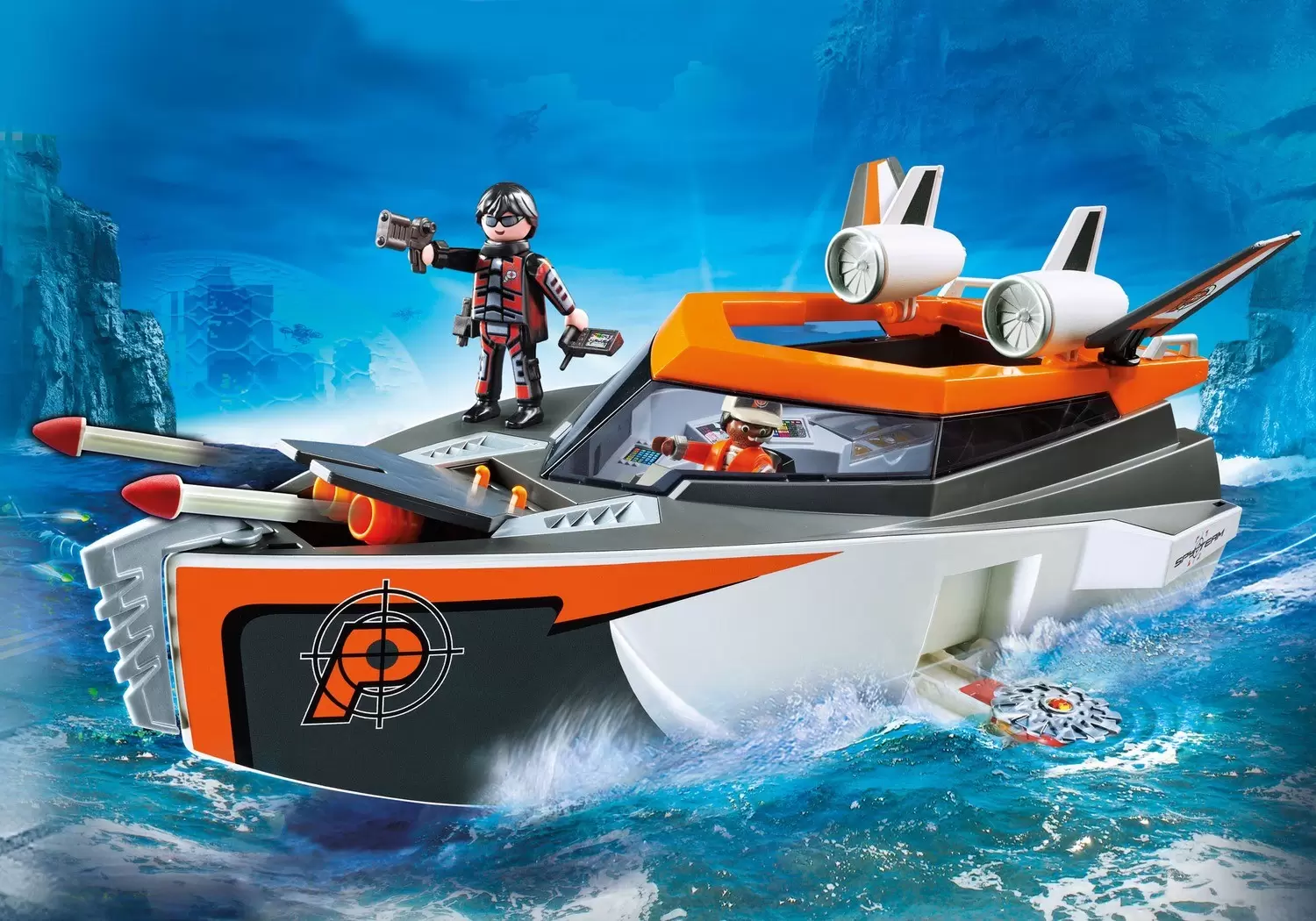 Playmobil Top Agents - SPY TEAM Turbo Ship
