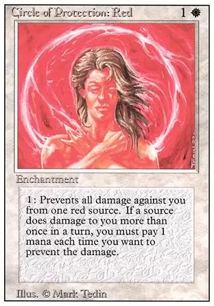 Revised - 3ème édition - Cercle de protection : rouge
