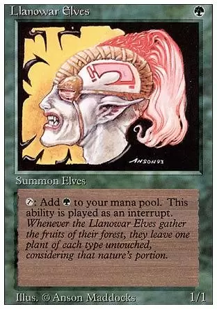 Revised - 3ème édition - Elfes de Llanowar