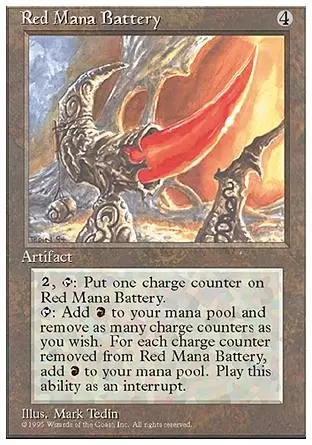 4ème Edition - Accumulateur de mana rouge