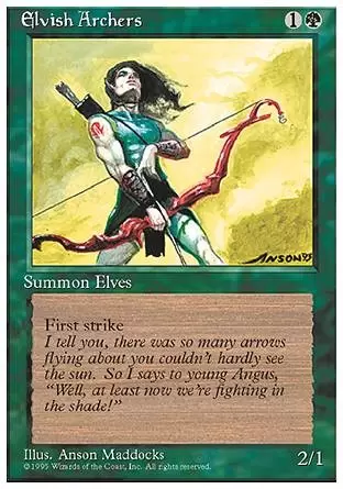 4ème Edition - Archers elfes