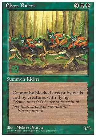4ème Edition - Cavaliers elfes