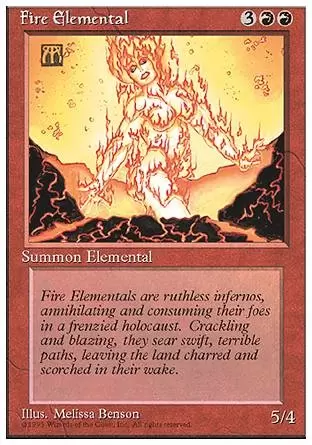 4ème Edition - Élémental de feu