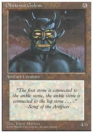 4ème Edition - Golem d\'obsianite