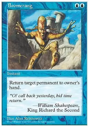 5ème Edition - Boomerang