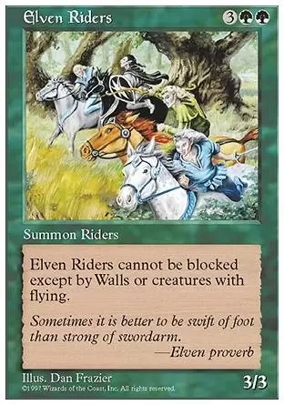 5ème Edition - Cavaliers elfes