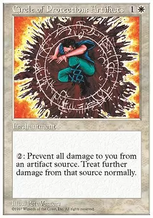 5ème Edition - Cercle de protection : artefacts