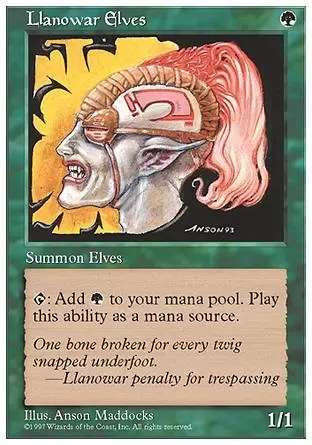 5ème Edition - Elfes de Llanowar