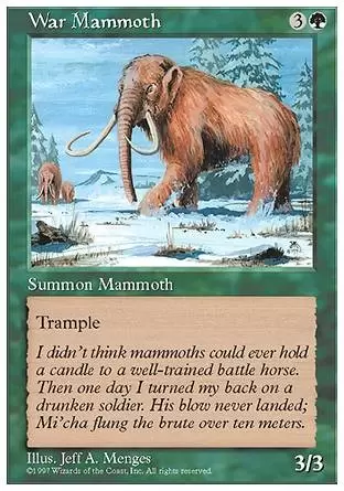 5ème Edition - Mammouth de guerre