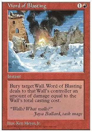 5ème Edition - Mot de déflagration