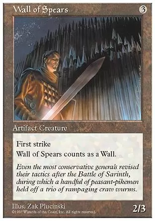 5ème Edition - Mur de lances