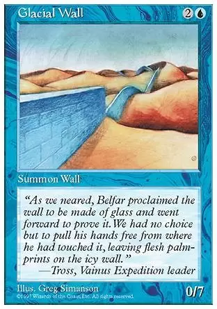 5ème Edition - Mur glaciaire