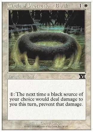 6ème Edition - Cercle de protection : noir