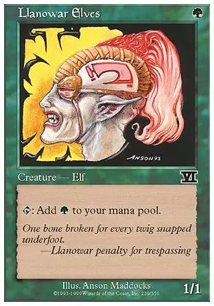 6ème Edition - Elfes de Llanowar