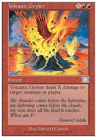 6ème Edition - Geyser volcanique