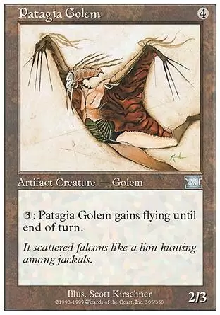 6ème Edition - Golem à patagia