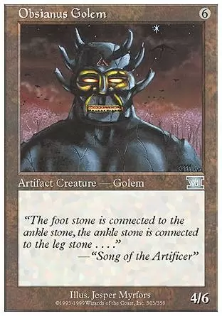 6ème Edition - Golem d\'obsianite