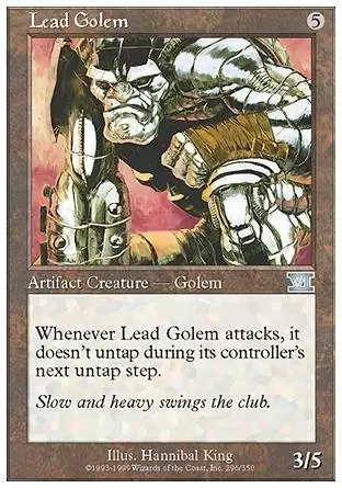 6ème Edition - Golem de plomb