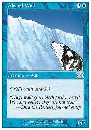 6ème Edition - Mur glaciaire
