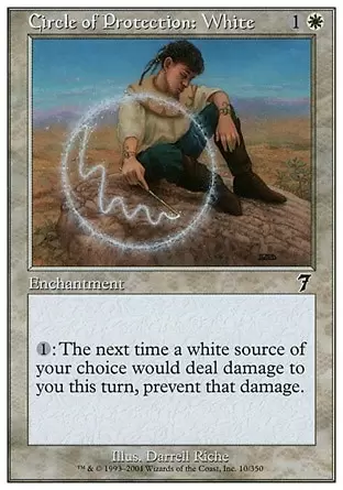 7ème Edition - Cercle de protection : blanc