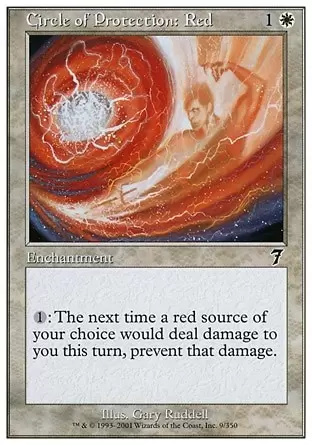 7ème Edition - Cercle de protection : rouge