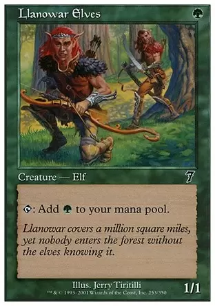 7ème Edition - Elfes de Llanowar