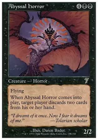 7ème Edition - Horreur des abysses