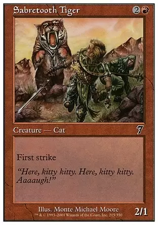 7ème Edition - Tigre à dents de sabre