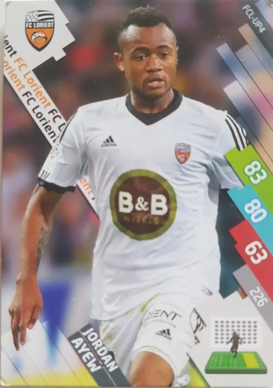 Adrenalyn XL Foot 2014-2015 (France) - Jordan Ayew - FC Lorient