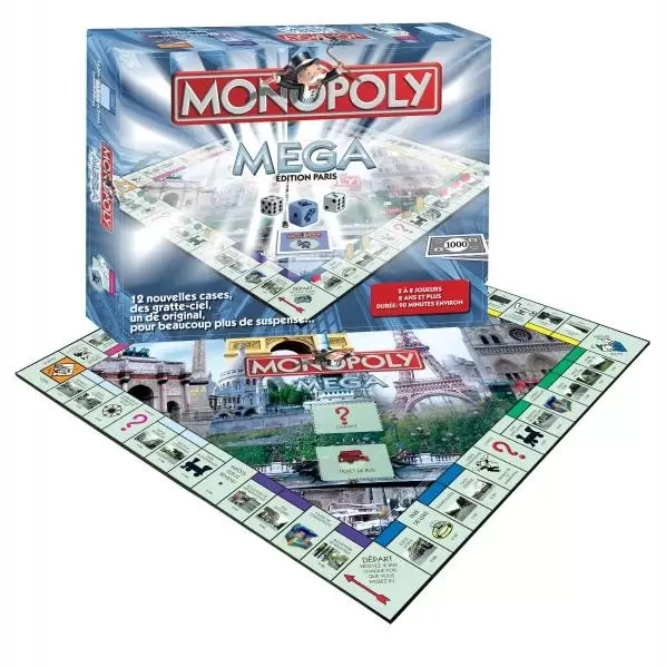 Monopoly des Régions & villes - Monopoly Méga Edition Paris