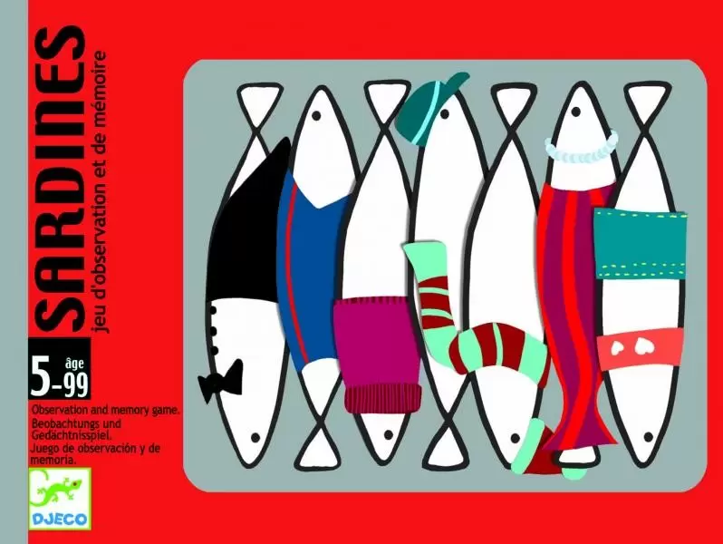 DJECO - Jeux de carte - Sardines