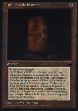 Renaissance - Tablette de bronze