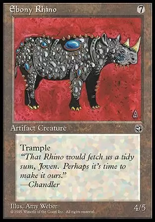 Terre Natale - Rhinocéros d\'ébène