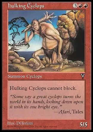 Visions - Cyclope lourdaud