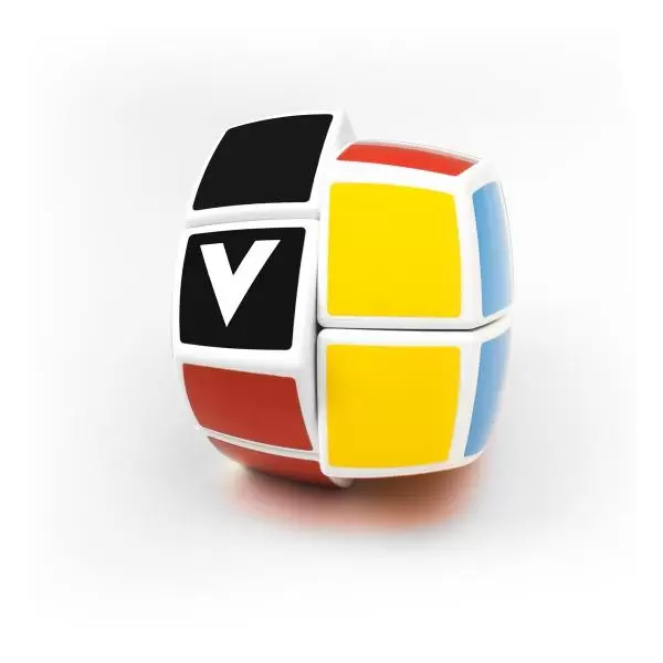 Rubik\'s Cube - V-cube 2 bombe blanc