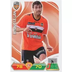 carte panini adrenalyn xl 2010 / 2011 - arnaud le lan - star - star