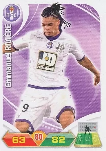 Adrenalyn XL 2012-2013 - Emmanuel Riviere - Toulouse
