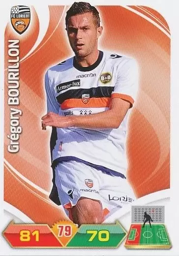 Adrenalyn XL 2012-2013 - Gregory Bourillon - Lorient