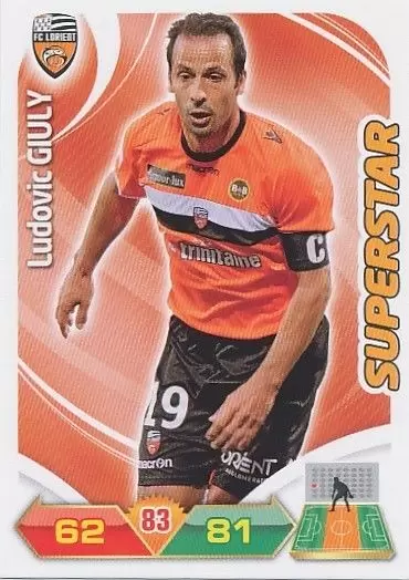 Adrenalyn XL 2012-2013 - Ludovic Giuly - Lorient