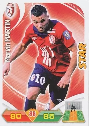 Adrenalyn XL 2012-2013 - Marvin Martin - Lille