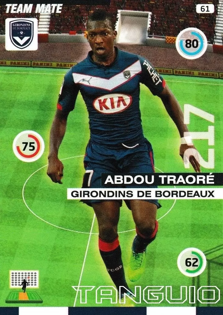 Adrenalyn XL : 2015-2016 (France) - Abdou Traoré - Girondins de Bordeaux